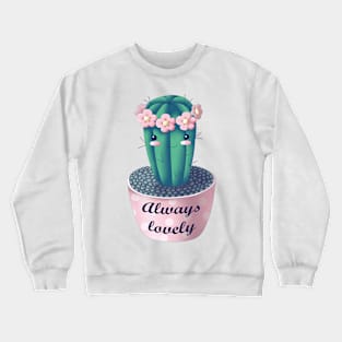 Cute cactus sends you love Crewneck Sweatshirt